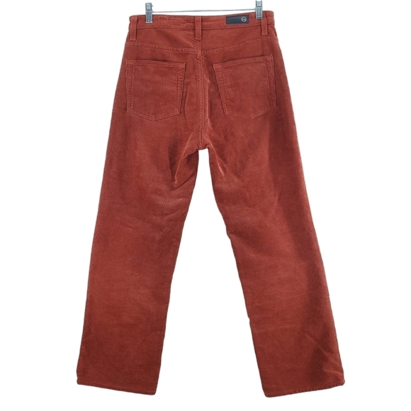 AG Adriano Goldschmied Rhett Corduroy Pants Ws 27 Hi Rise Straight 29x27 Adult - Picture 7 of 12